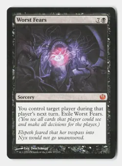 Worst Fears 87 Mythic Journey Into Nyx Magic: The Gathering Near Mint - Image 1