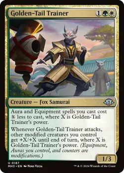 Golden-Tail Trainer - Modern Horizons 3 #0187 MTG Magic The Gathering - Image 1