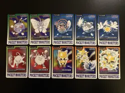 Pocket Monsters Cards Pokemon Bandai 1997 - Image 1