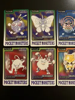 Pocket Monsters Cards Pokemon Bandai 1997 - Image 2