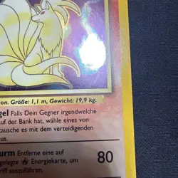 Pokemon German Base Set Vulnona 12/102 1st Edition (Ninetales) Holo (MP/HP) - Image 5