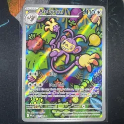 Pokemon Ambipom 107/094 Phantasmal Flames Illustration Rare NM - Image 1