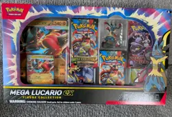Pokemon TCG: Mega Lucario ex Premium Figure Collection Box - Factory Sealed New - Image 1