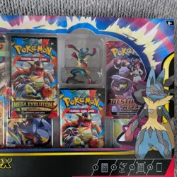 Pokemon TCG: Mega Lucario ex Premium Figure Collection Box - Factory Sealed New - Image 3