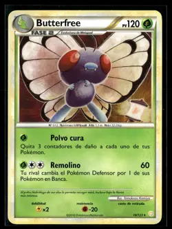 Pokemon TCG HeartGold SoulSilver #16/123 Butterfree SPANISH - Image 1