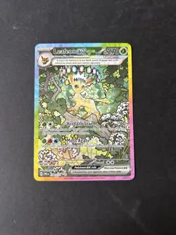 The Pokemon Company Leafeon ex 144/131 Prismatic Evolutions SIR Holo English - Image 2
