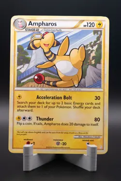 Ampharos #14/123 - Rare Pokemon HeartGold & SoulSilver - LP - Image 1