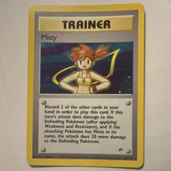 WOTC Misty 18/132 Gym Heroes Holo Rare 2000 English Unlimited - Image 1