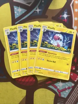 Pokemon Playset Of 4x Flaaffy 055/203 - SWSH Evolving Skies - Image 1