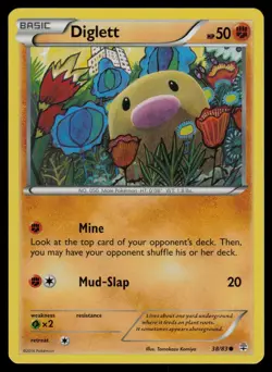 Diglett 38/83 Common Generations Pokemon Lightly Played - Image 1