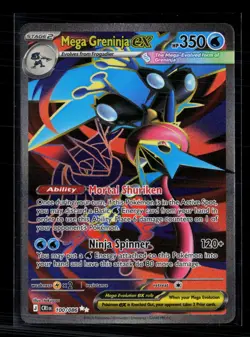 Pokemon 2026 Mega Evolution – Chaos Rising Mega Greninja EX #100/86 - Image 1