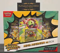 Pokemon TCG: Mega Evolution Ascended Heroes Mega Meganium ex Box New & Sealed - Image 1