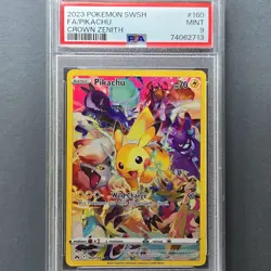 Pikachu (Secret) 160/159 - Secret Rare - Pokemon Crown Zenith - PSA 9 - Image 1