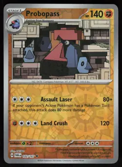 Probopass 102/167 Uncommon Twilight Masquerade Pokemon Reverse Holo Near Mint - Image 1