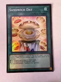 Yugioh - Sandwich Day - Super - 1st - MZMU-EN056 - NM - Image 1