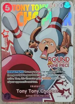 Round 1 Tony Tony Chopper English One Piece Promo OP09-068 Ship Next Day - Image 1