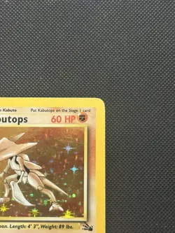 Kabutops 9/62 | Base Set Fossil | Holo Pokemon Card LP - Image 4