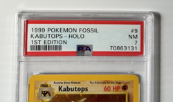 Kabutops 9/62 Holo 1st Edition 1999 Fossil - PSA 7 Graded Pokemon Card - Image 3