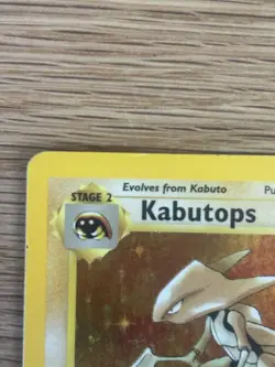 Pokemon TCG Kabutops Fossil Holo Card 1st Edition 9/62 - Image 5