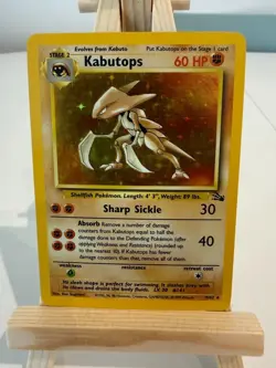 Kabutops 9/62 Fossil Holo Vintage Pokemon Card WOTC LP - Image 1