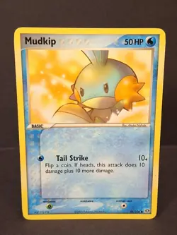Mudkip 56/106 Emerald Common Pokemon Card MP - Image 1