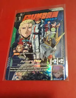 Gundam Card Game Freedom Ascension GD05-085 R+ Amuro Ray (English) - Image 1