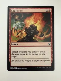 Soul’s Fire MTG Magic the Gathering Card NM Near Mint CMR - Image 1