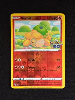 Numel (Peelable Ditto) 013/078 Pokemon GO Reverse Holo Pokemon Card (NM) - Image 2