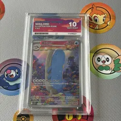 Pokemon TCG Wailord Journey Together Illustration Rare Card 162/159 Ace 10 - Image 1