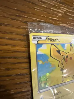 Pokemon Card - XY 42/146 - PIKACHU (holo-foil) (SEALED 2 card PROMO Pack) - Image 3