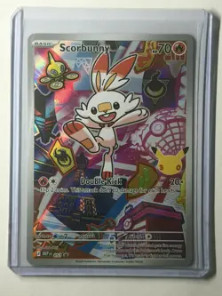 Pokemon Scorbunny 053 Promo Full Art Holo Card English Mega Evolution Promo 2026 - Image 1