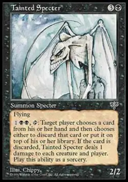 Tainted Specter - Medium Play MTG Mirage - Image 1