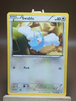 HP Swablu 105/124 - Dragons Exalted - Common - Pokemon Card TCG - Image 1