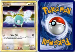 Pokemon Card - Swablu HGSS Triumphant 78/102 2010 Common Moderately Played - Image 3