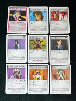 Lot Of 73 Vintage Sailor Moon CCG Cards - Dart Flipcards - 2000 - Image 1