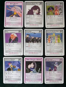 Lot Of 73 Vintage Sailor Moon CCG Cards - Dart Flipcards - 2000 - Image 4