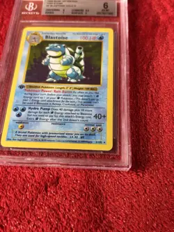 Beckett 6 1st Edition Shadowless Blastoise-base Set Pokemon Card Holy Grail! - Image 4