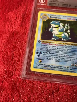 Beckett 6 1st Edition Shadowless Blastoise-base Set Pokemon Card Holy Grail! - Image 5