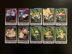 Pokemon Cards Pocket Monsters Carddass 1997 - Image 1