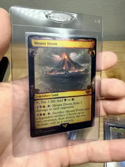 Mount Doom (Showcase Scrolls) #709 (Foil) (NM) Lord of the Rings LTR Magic MTG - Image 1