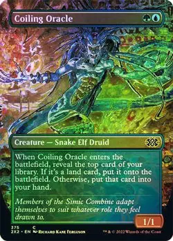 MTG - Coiling Oracle - Foil - Double Masters 2022 - Magic the Gathering - Image 1