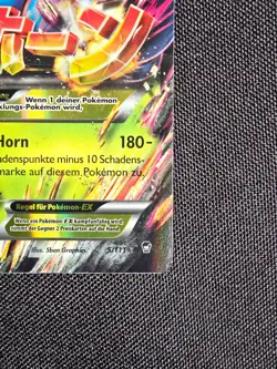 Mega Skaraborn EX 5/111 Holo Deutsch XY Fliegende Fauste Pokemon TCG - Image 5