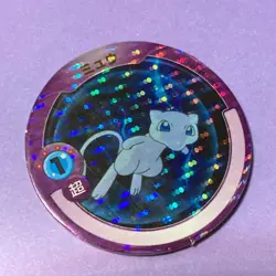 Pokemon Patchin Menko Mew #1 Battchi Tazoz Coin Nintendo Japanese F/S - Image 1