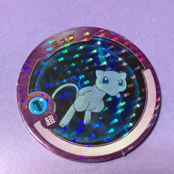 Pokemon Patchin Menko Mew #1 Battchi Tazoz Coin Nintendo Japanese F/S - Image 2