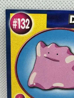 LP Ditto #132 Burger King UNPERFORATED Poke Trivia Card 1999 Pokemon Clean! - Image 2