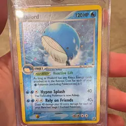 Nintendo Pokemon TCG Wailord 14/92 EX Legend Maker Holo Rare English 2006 - Image 1