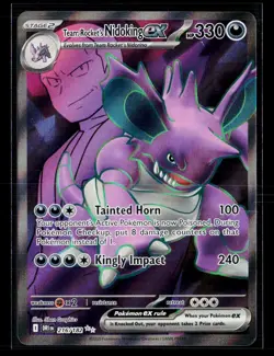 Team Rocket's Nidoking ex 216/182 Ultra Rare Holo Destined Rivals NM - Image 1