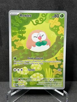 Rowlet 090/088 Holo Illustration Rare Perfect Order Pokemon Near Mint - Image 1