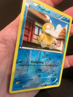 2012 vintage Pokemon Psyduck Boundaries Crossed 33/149 Reverse Holo Common 2012 - Image 3