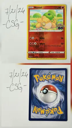 Numel (Peelable Ditto) 013/078 - Pokemon Go - Shibuzoh - English Pokemon TCG - Image 3